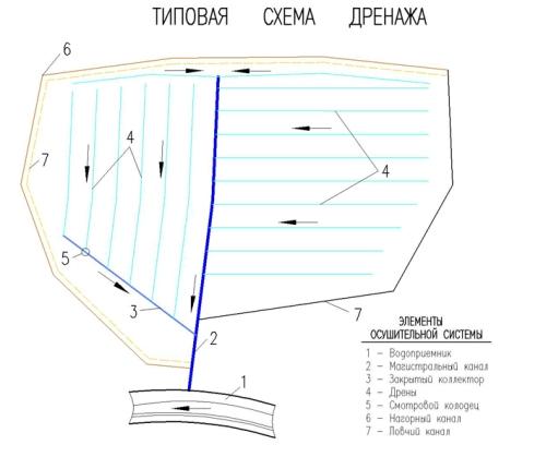 Устройство дренажа