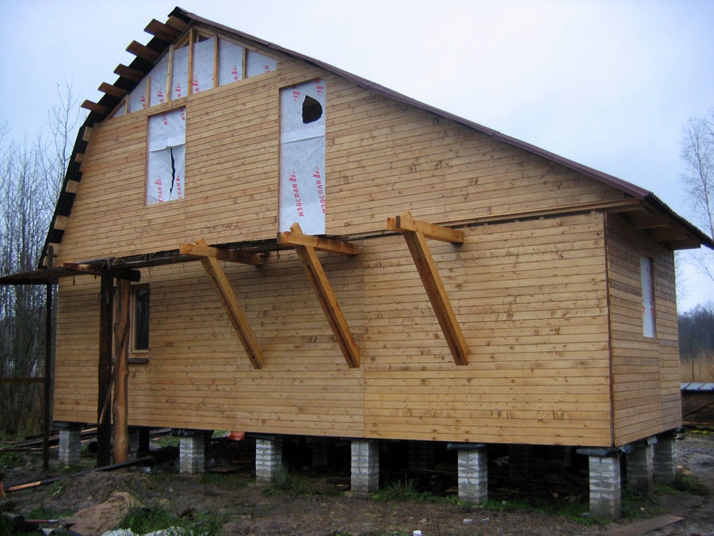 Пристройка дополнительной площади к деревянному дому